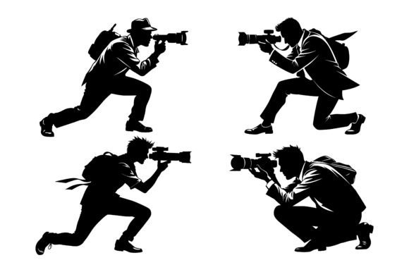 Download Photographer Striking Stylish Pose. - Stylish Collection