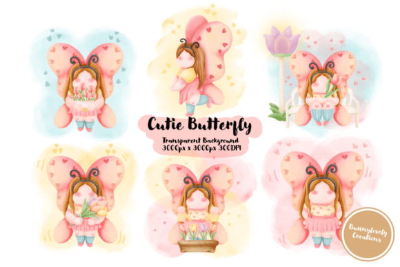 Download Cutie Butterfly V.1 Clipart - Cutie Collection
