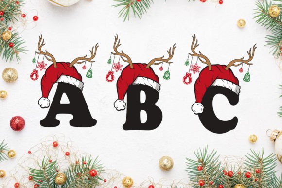Download Christmas Alphabet Letters Sublimation - Premium Resources
